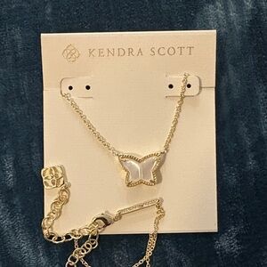 Kendra Scott Gold and Silver Butterfly Pendant
